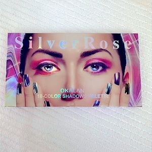 Silver Rose OKALAN 18-colors shadows palette, is new